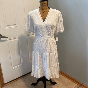 White Midi Dress Women Size XL by Grace & Karma NWT